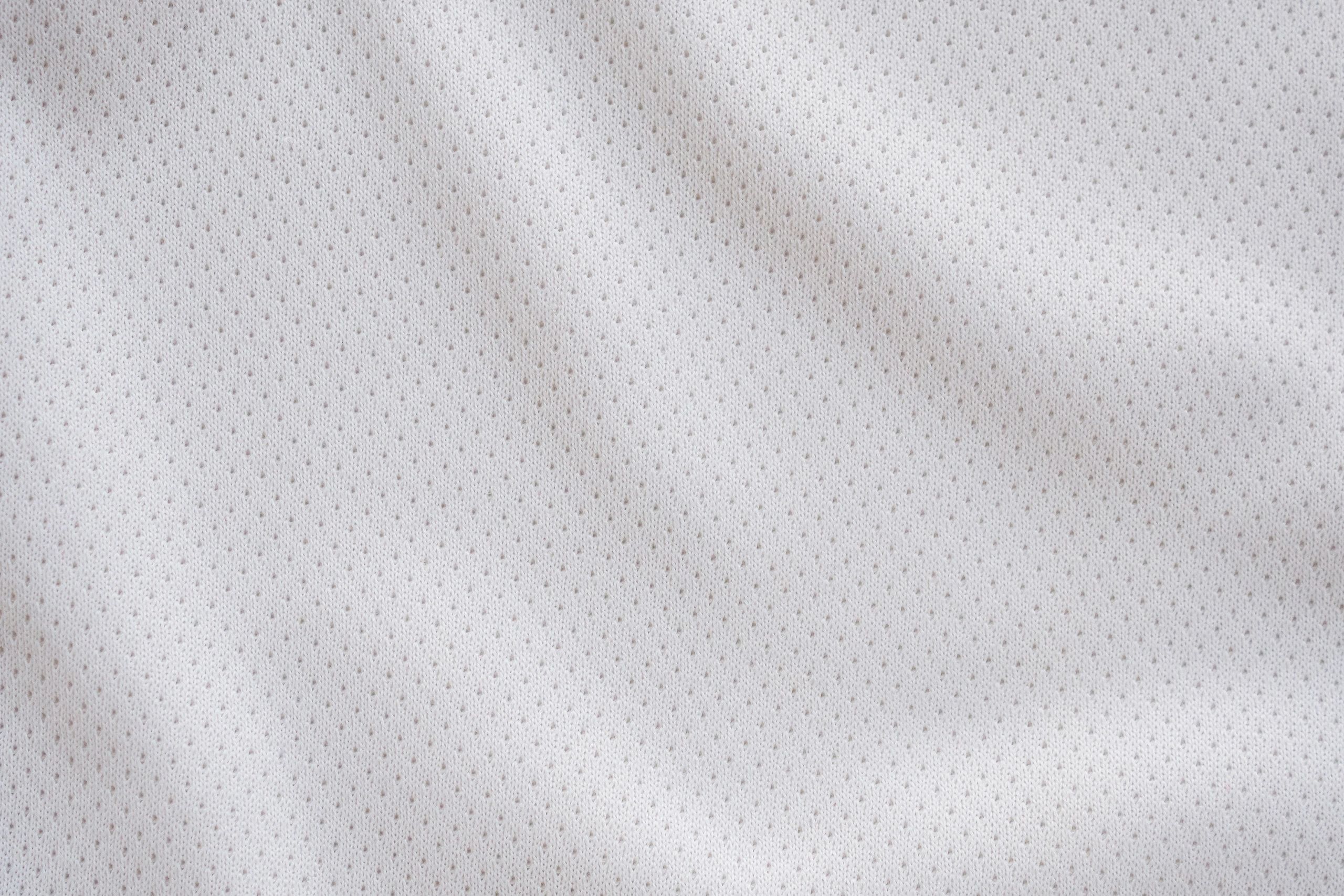 Breathable mesh jersey fabric texture